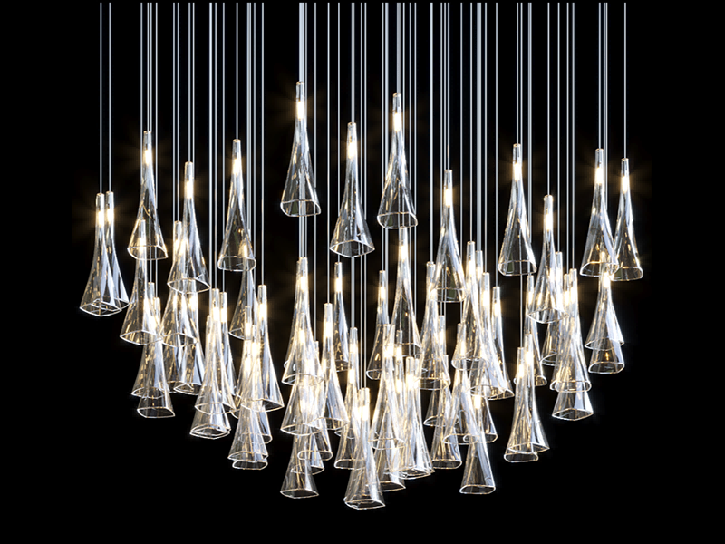 Crystal Horizon Chandelier