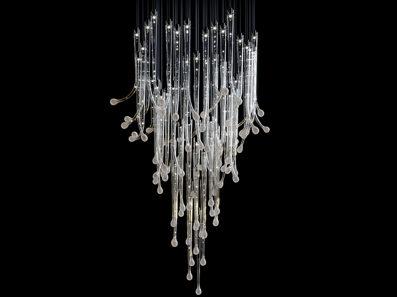 Serene Glow Chandelier