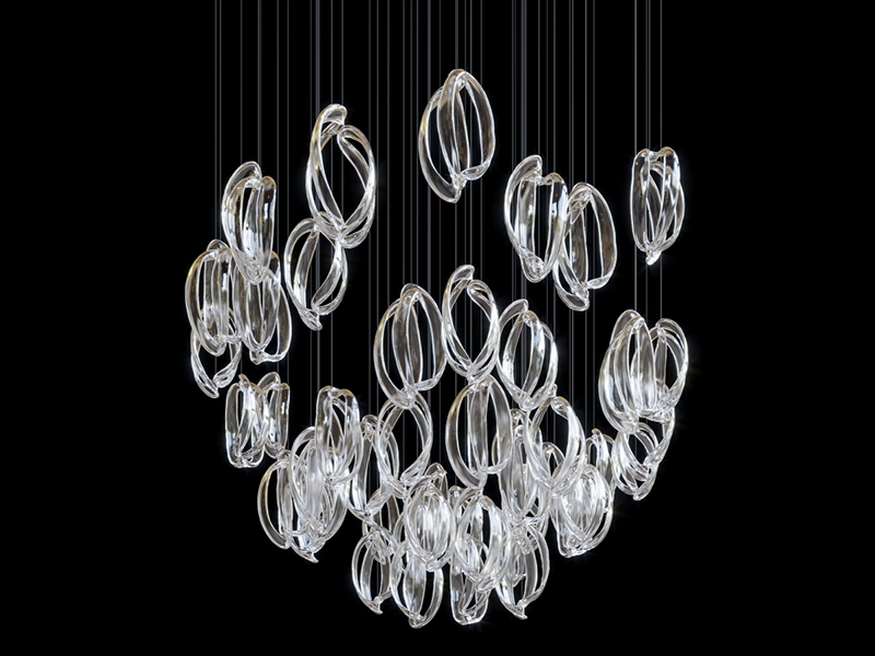 Aurora Crystal Chandelier