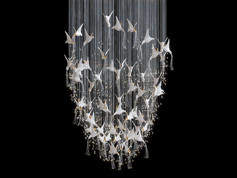 Opulent Spark Chandelier