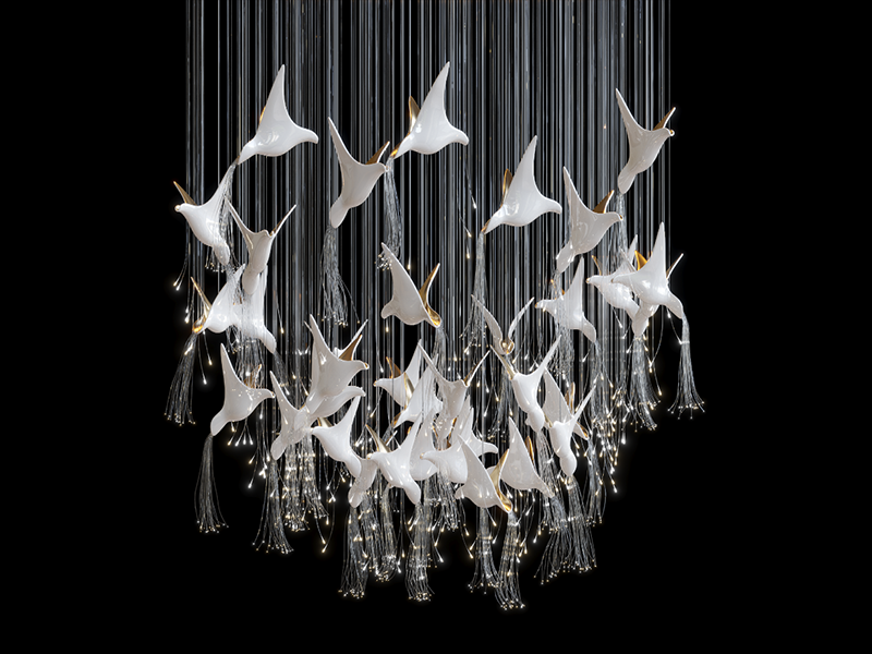 Opulent Spark Chandelier