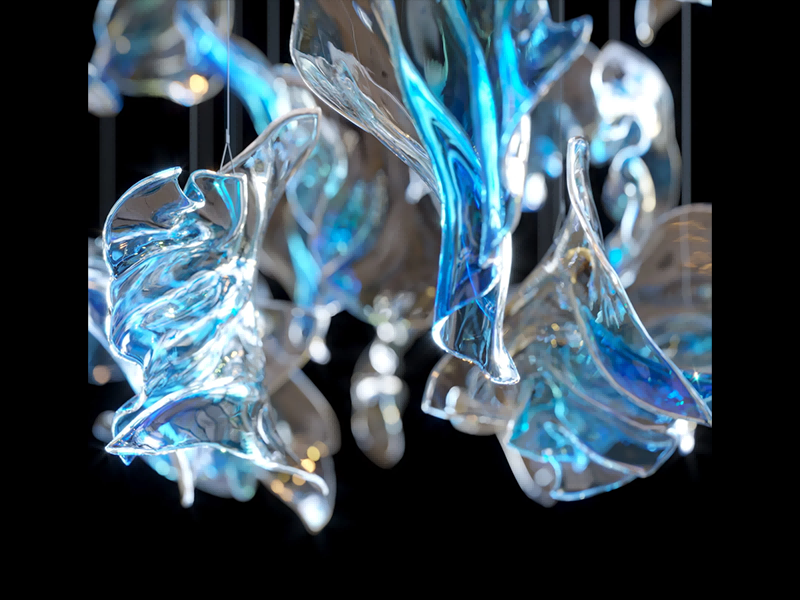 Elegant Cascade Chandelier