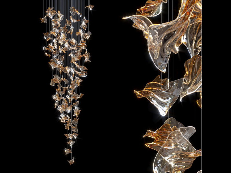 Contemporary Sparkle Chandelier