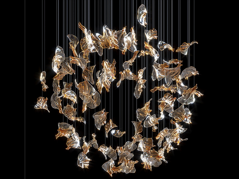 Contemporary Sparkle Chandelier