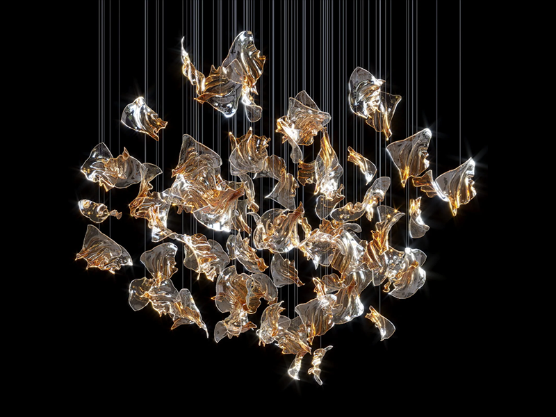 Contemporary Sparkle Chandelier