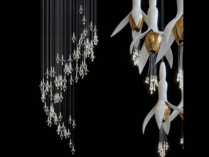 Regal Glimmer Chandelier