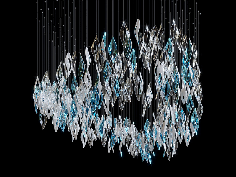 Diamond Mist Chandelier