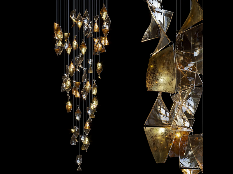 Luxe Crystal Halo Chandelier