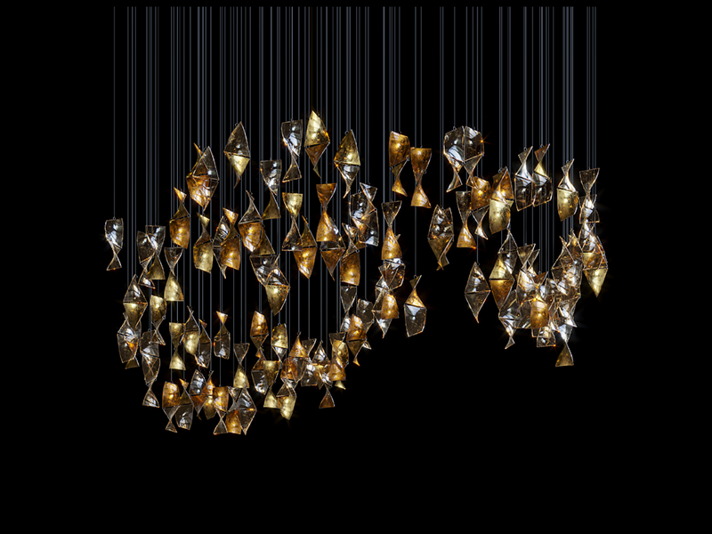 Luxe Crystal Halo Chandelier