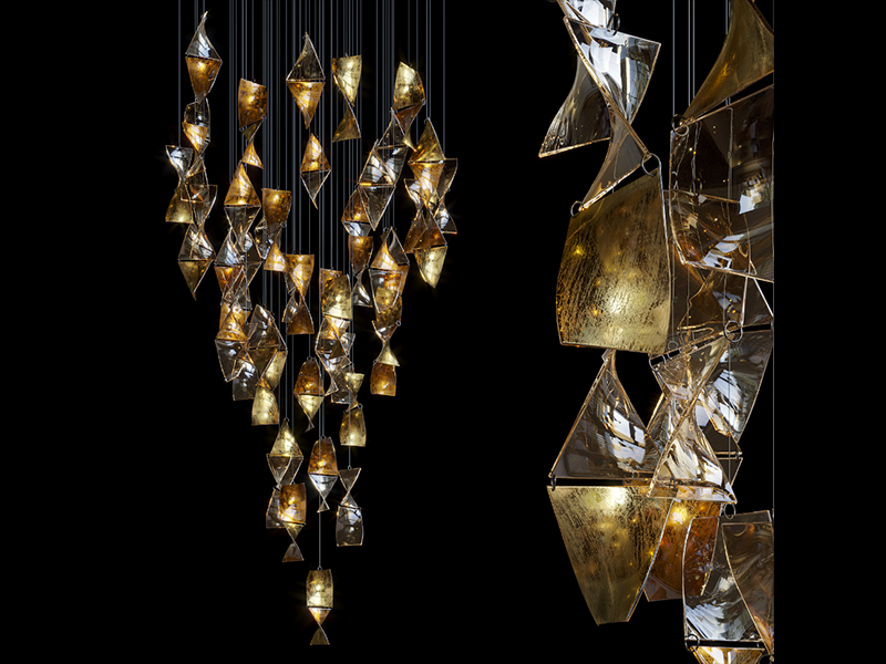 Luxe Crystal Halo Chandelier