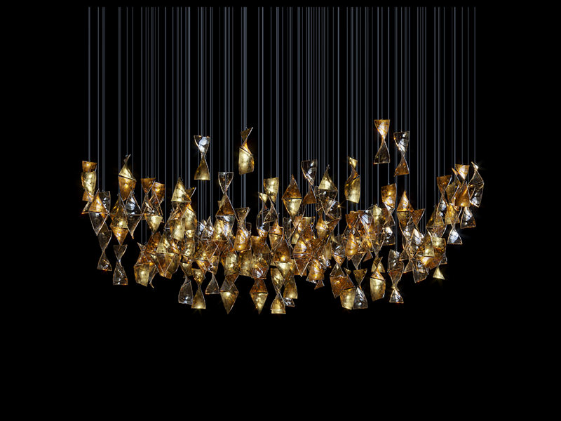 Luxe Crystal Halo Chandelier