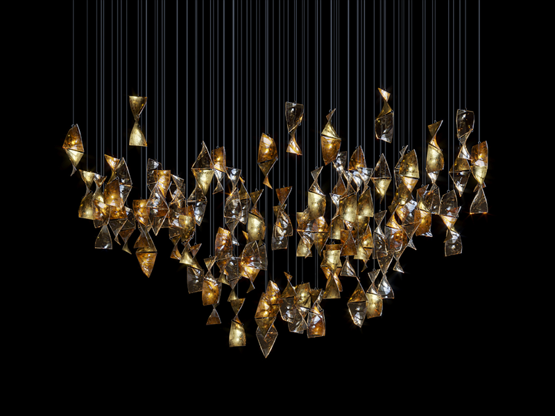 Luxe Crystal Halo Chandelier