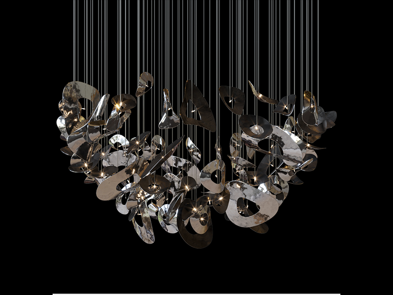 Refined Radiance Chandelier