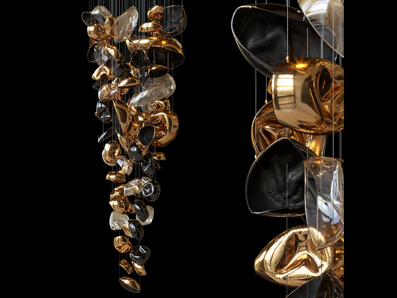 Refined Radiance Chandelier