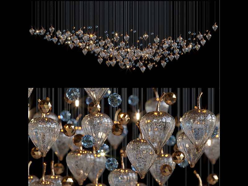 Sapphire Light Chandelier