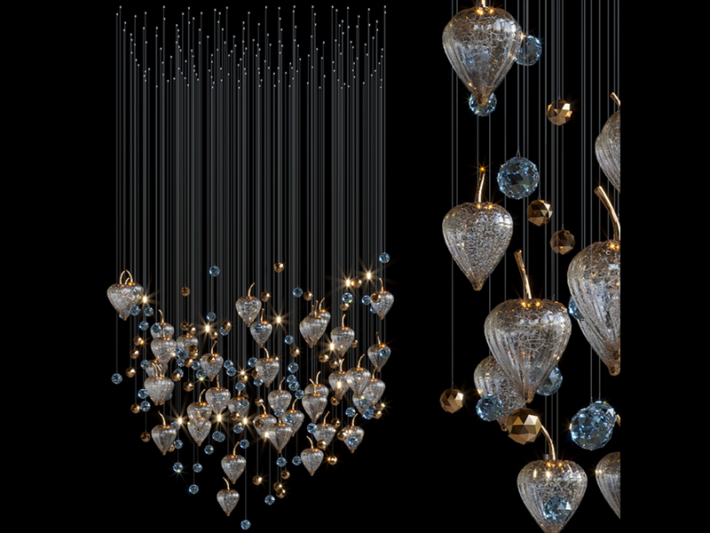 Sapphire Light Chandelier