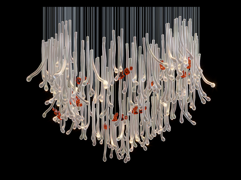 Platinum Glow Chandelier