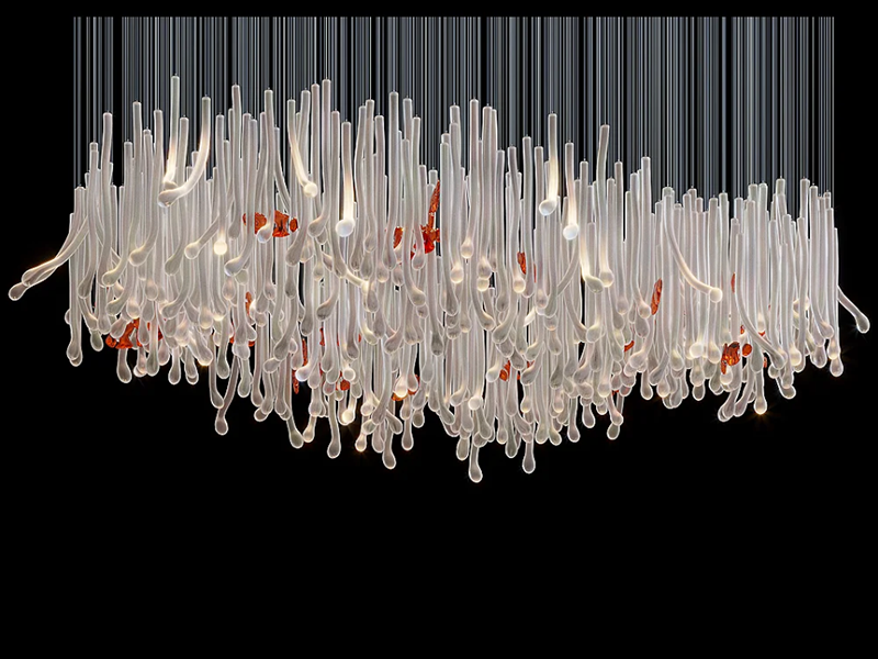 Platinum Glow Chandelier