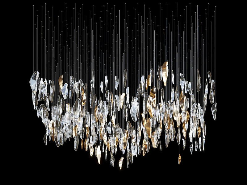 Luxe Aurora Globe Chandelier