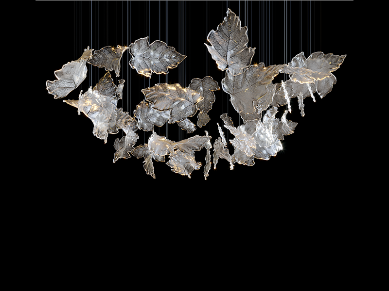 Crystal Spark Luxe Chandelier